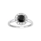 Midnight Black Diamond 1 1/2 Ct. T.w. Black & White Diamond Engagement Ring