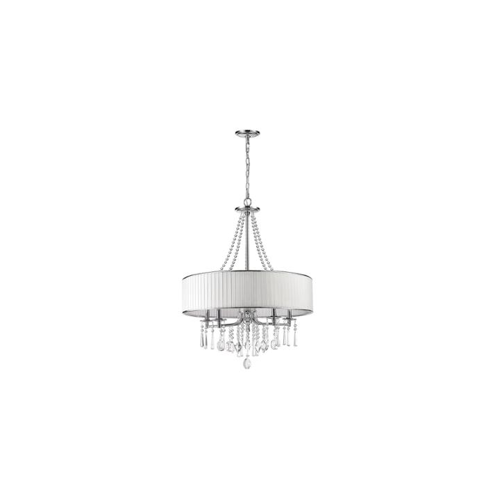 Echelon 5-light Chandelier In Chrome