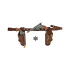 Buyseasons Authentic Western Gunman Belt & Holster Unisex 4-pc. Dress Up Accessory