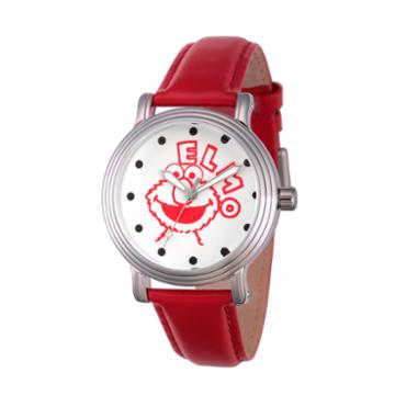 Sesame Street Womens Red Strap Watch-wss000016