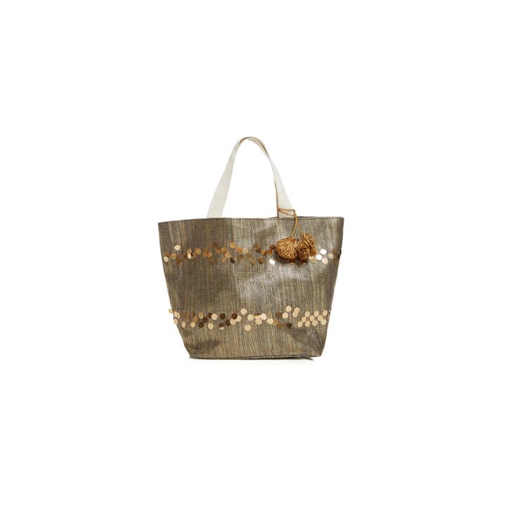 Fashion To Figure Venice Gold Beach Bag
