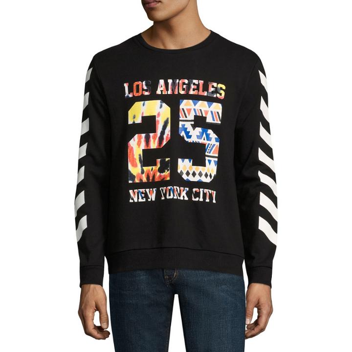 Urban Nation Long-sleeve French Terry Crewneck Sweatshirt