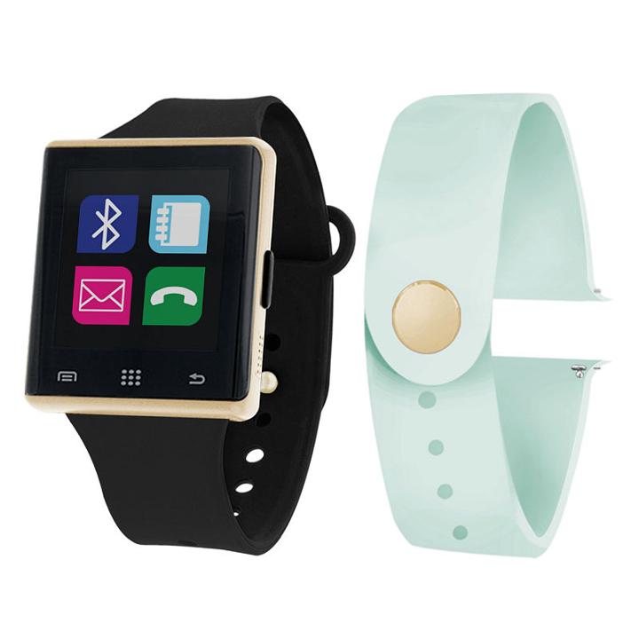 Itouch Air Interchangeable Band Set Black / Mint Unisex Multicolor Smart Watch-jcp2724g724-blm