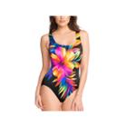 Robby Len By Longitude Floral One Piece Swimsuit
