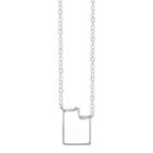 Footnotes Sterling Silver Utah State Necklace