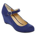 A.n.a Michele Mary Jane Wedge Pumps