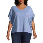 A.n.a. Flutter Sleeve Tee