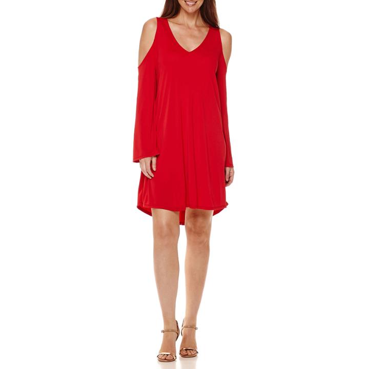 Worthington Cold-shoulder Shift Dress