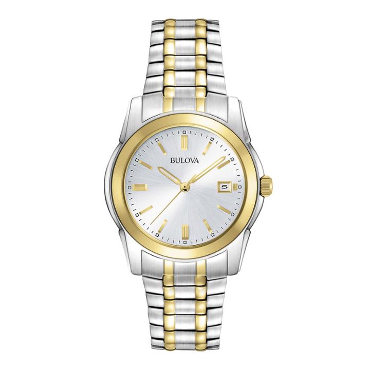 Bulova Mens Two-tone Stainless Steel Chronograph Watch 98h37