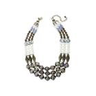 Aris By Treska 3-row Bead-collar Necklace