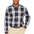 Us Polo Assn. Long Sleeve Plaid Button-front Shirt-big And Tall