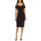Bisou Bisoucold Shoulder Sheath Dress