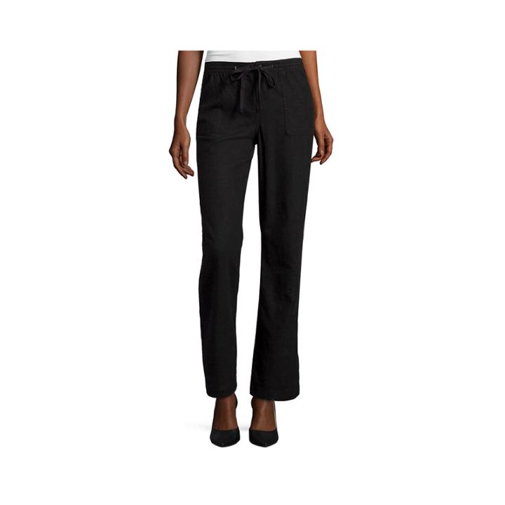 St. John's Bay Wide Leg Linen Pants