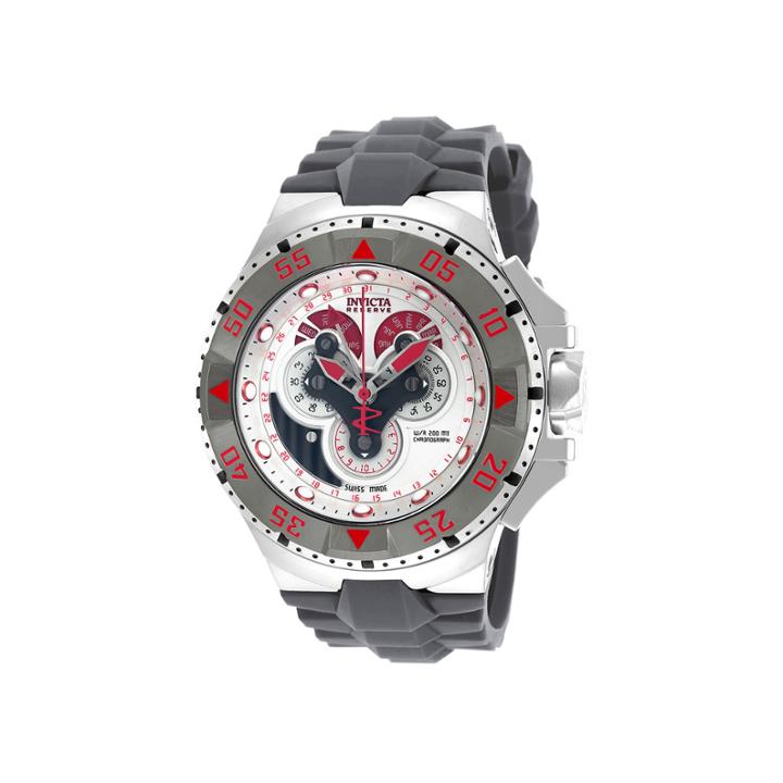Invicta Excursion Mens Red And Titanium Watch 18561