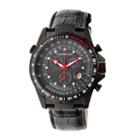 Morphic Unisex Black Strap Watch-mph3607