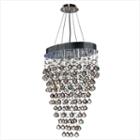 Icicle Collection 8 Light Chrome Finish And Clearcrystal Oval Chandelier