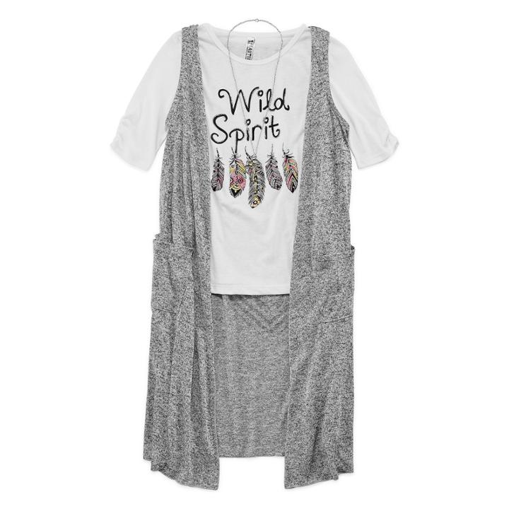 Layered Top With Necklace