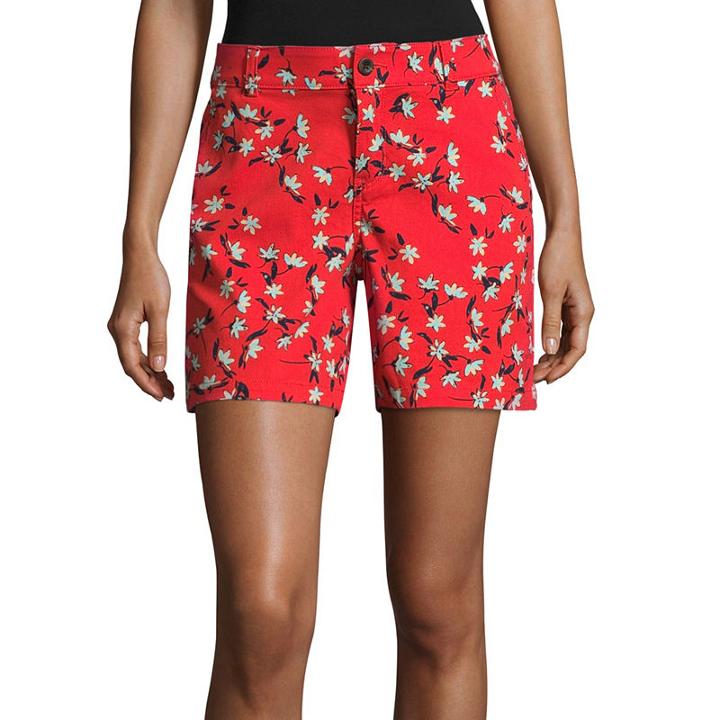 A.n.a Twill Midi Short - Tall Inseam 6