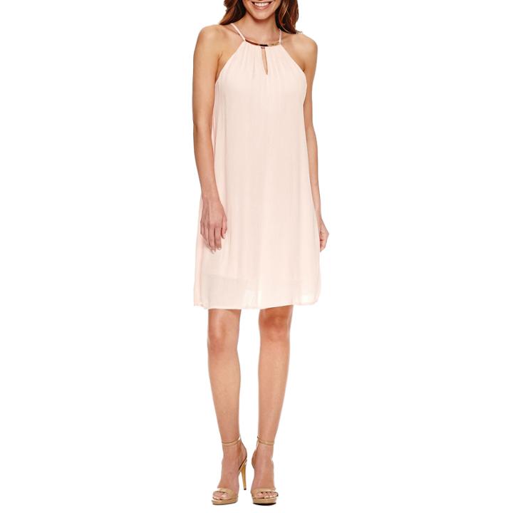 Secret Charm Sleeveless Trapeze Dress