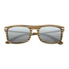 Earth Wood Full Frame Square Sunglasses-womens