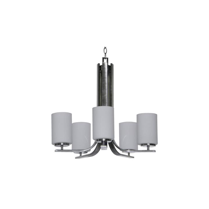 Carmen 5-light Silver Chandelier