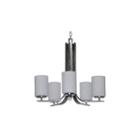 Carmen 5-light Silver Chandelier