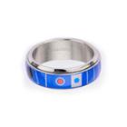 Star Wars Mens Stainless Steel R2d2 Spinner Ring