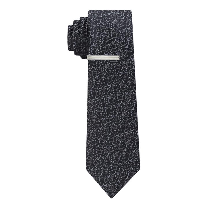 J.ferrar J Ferrar Winter Formal Floral Tie
