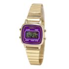 Decree Concepts Womens Purple Retro Digital Expansion Watch