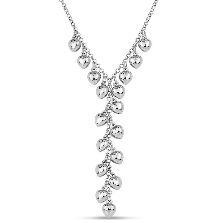 Made In Italy Womens Sterling Silver Y Necklace