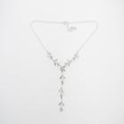 Vieste Rosa Womens Clear Y Necklace