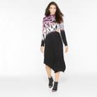 T.d.c Mockneck Cut Out Asymmetrical Dress