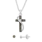 Sparkle Allure Womens 2-pc. 1/4 Ct. T.w. Clear Pendant Necklace Set