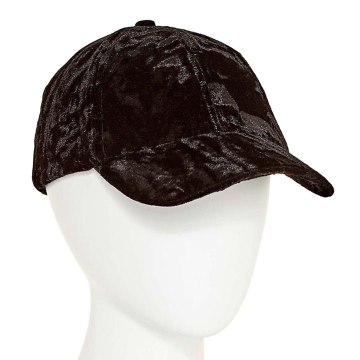 City Streets Crushed Velvet Baseball Cap