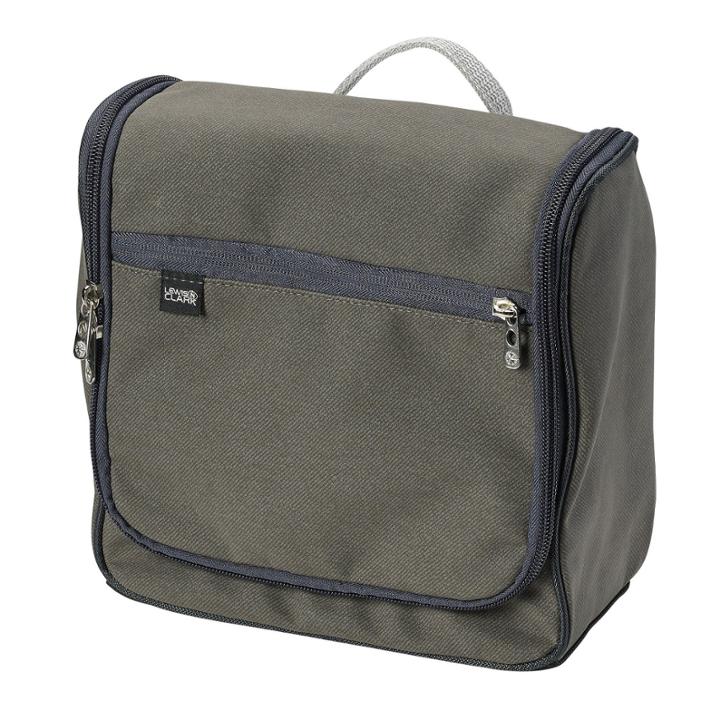 Brushed Twill Hanging Toiletry Kit