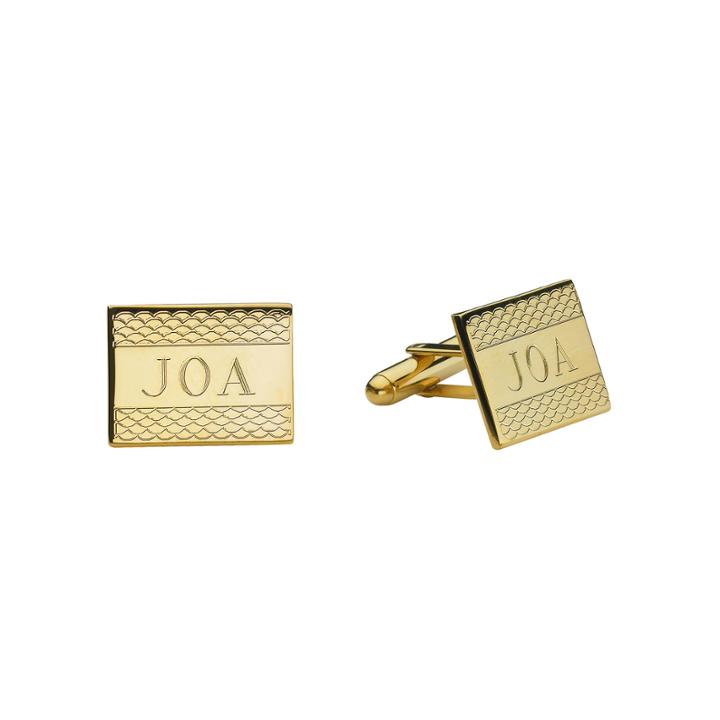 Personalized Cornwall Pattern Cuff Links