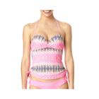 Arizona Geo Jungle Maze Tankini Swim Top - Juniors