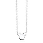 Disney Womens Sterling Silver Pendant Necklace