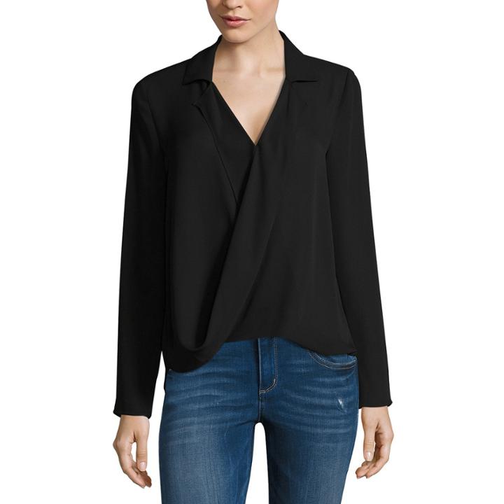 Belle + Sky Long Sleeve Surplice Top