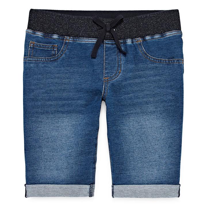 Arizona Knit Bermuda Shorts - Girls7-16 And Plus