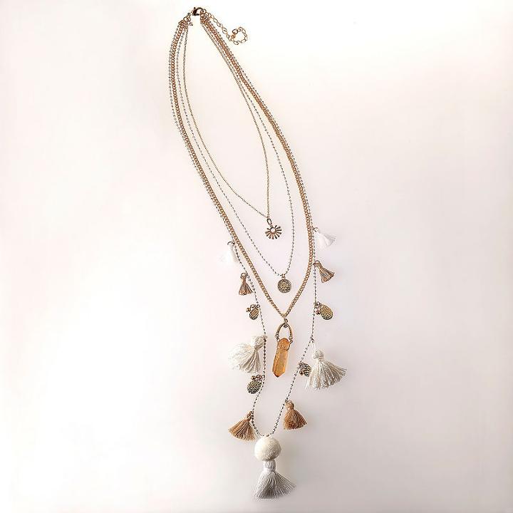 Bijoux Bar Solid Link 34 Inch Chain Necklace