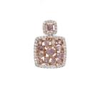 5/8 Ct. T.w. Pink Diamond Multi-shape 18k Gold Pendant