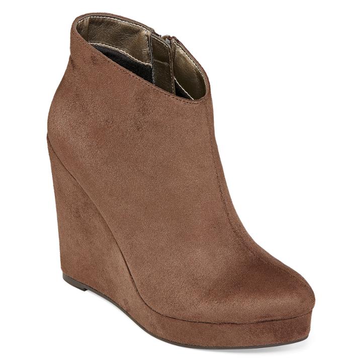 Michael Antonio Cerras Wedge Womens Ankle Booties