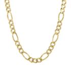 Stainless Steel Solid Figaro 30 Inch Chain Necklace