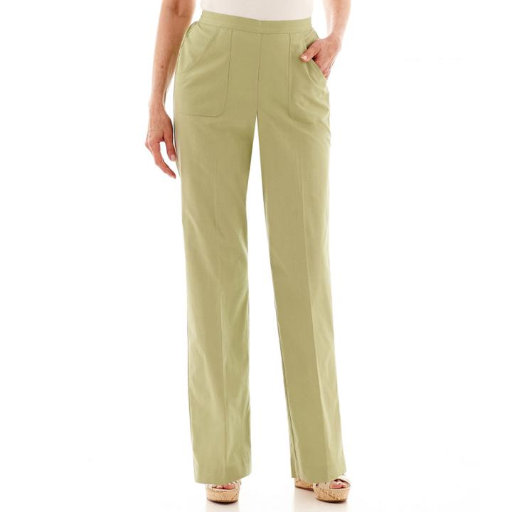 Alfred Dunner Key Largo Pull-on Pants - Petite
