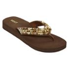 Mixit&trade; Multi Strand Bead Chunky Wedge Shoes