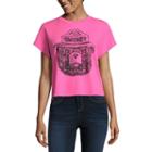 Mad Engine Short Sleeve Crew Neck T-shirt-womens Juniors