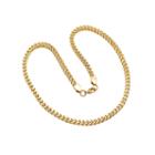 18k Gold Stainless Steel 24 Inch Chain Necklace