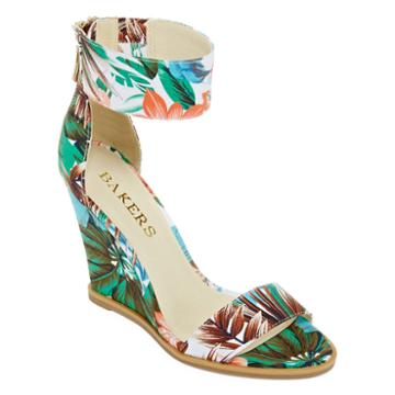 Bakers Fritzi Ankle Strap Wedge Sandals
