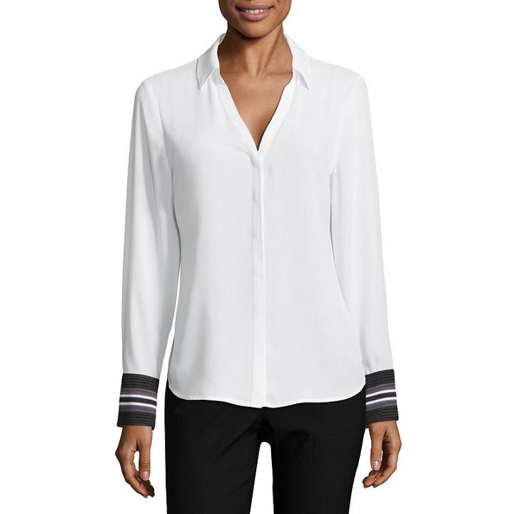 Worthington Long Sleeve Essential Top